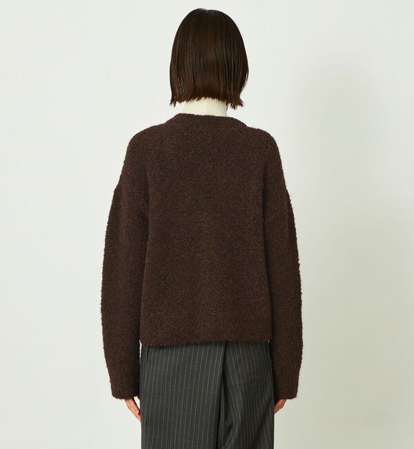 MACKINTOSH PHILOSOPHY「GREY LABEL ブークレカーディガン」|ニット・セーター|