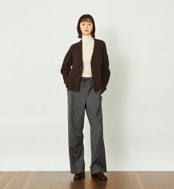 MACKINTOSH PHILOSOPHY「GREY LABEL ブークレカーディガン」|ニット・セーター|