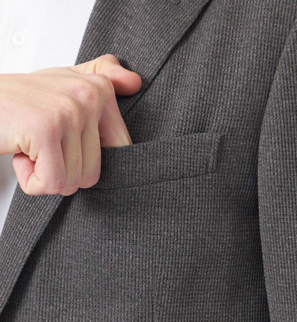 MACKINTOSH PHILOSOPHY「【予約販売】テーラードジャージー ジャケット ミニワッフル」|テーラードジャケット|
