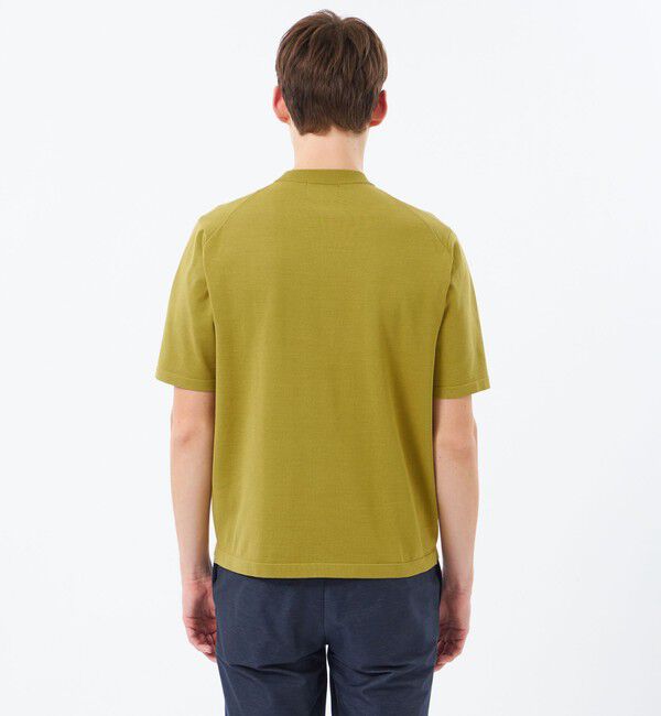 MACKINTOSH PHILOSOPHY「16Gプレーティング天竺 セミモックネックニットTシャツ」|Tシャツ・カットソー|