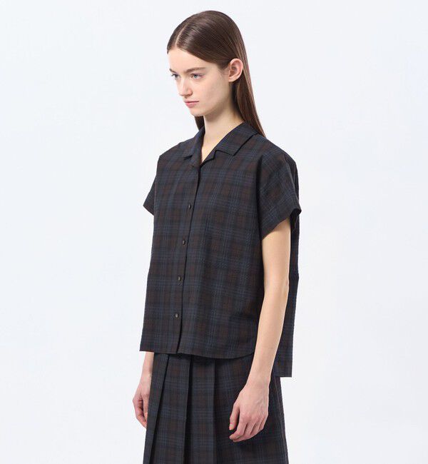 MACKINTOSH PHILOSOPHY「サッカーチェックオープンカラーシャツ」|シャツ・ブラウス|
