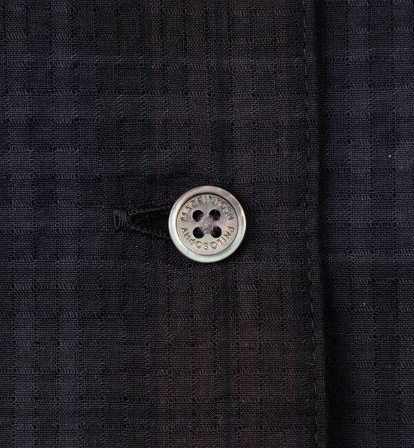 MACKINTOSH PHILOSOPHY「サッカーチェックオープンカラーシャツ」|シャツ・ブラウス|