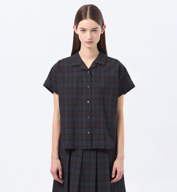 MACKINTOSH PHILOSOPHY「サッカーチェックオープンカラーシャツ」|シャツ・ブラウス|