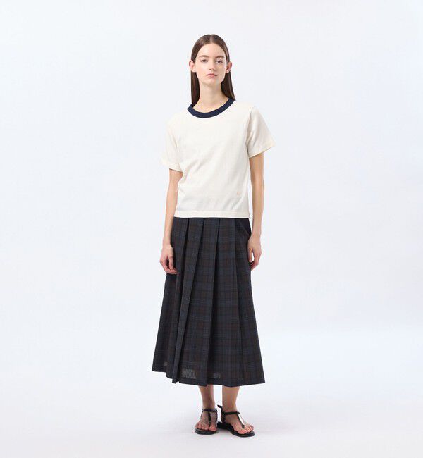 MACKINTOSH PHILOSOPHY「サッカーチェックタックプリーツスカート」|スカート|