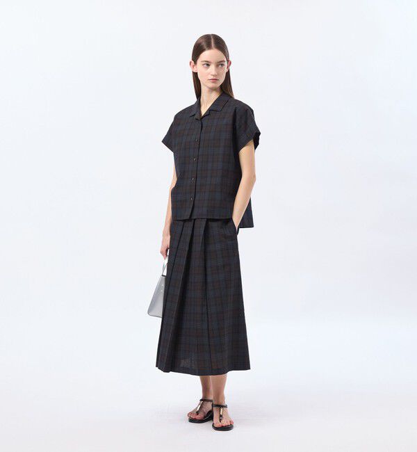 MACKINTOSH PHILOSOPHY「サッカーチェックタックプリーツスカート」|スカート|