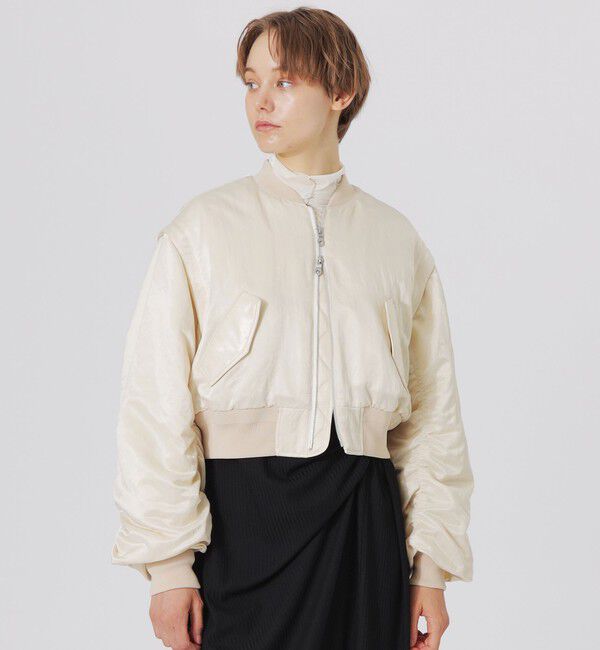  「コンパクトギャザーMA-1」|ブルゾン・スタジャン|