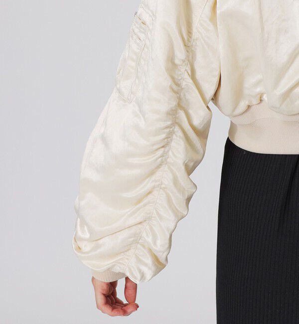  「コンパクトギャザーMA-1」|ブルゾン・スタジャン|