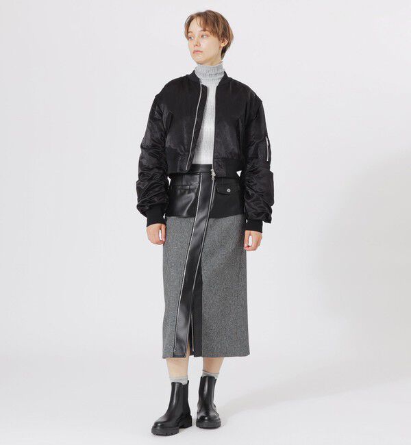  「コンパクトギャザーMA-1」|ブルゾン・スタジャン|