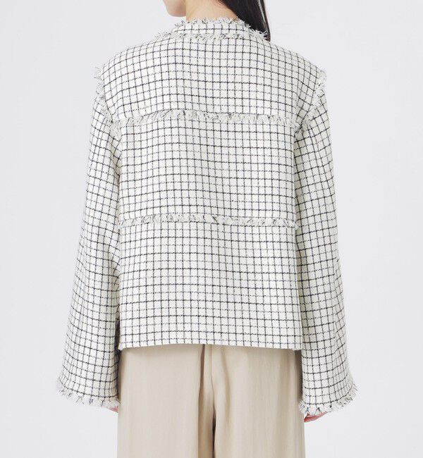  「ファンシーツイードジャケット」|ブルゾン・スタジャン|