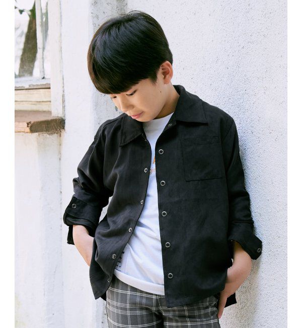 ikka kids「【親子おそろい】フェイクスエードシャウター」|シャツ・ブラウス|