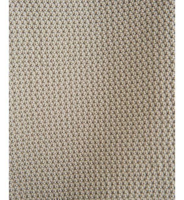 ikka「GOKU楽ニット鹿の子クルー」|プルオーバー|