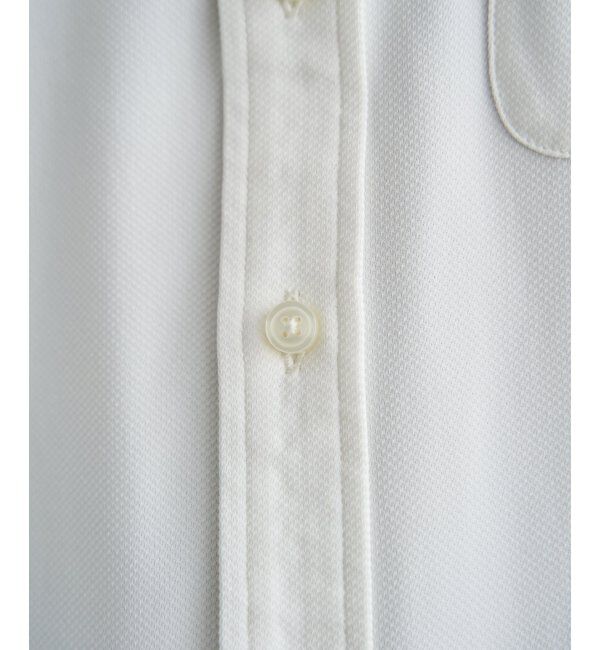 IKKA LOUNGE「GOKU楽ワークワッフルスイスカラーシャツ」|シャツ・ブラウス|