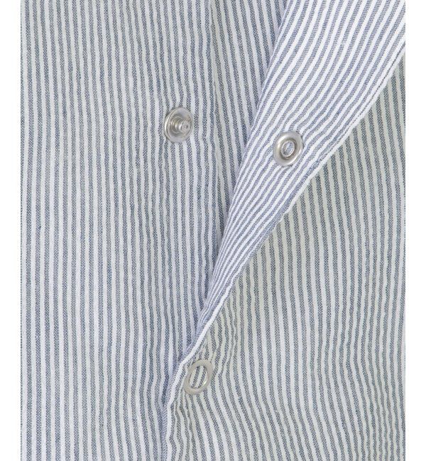 ikka kids「【親子コーデ】サッカースナップシャウター（110~160cm）」|シャツ・ブラウス|