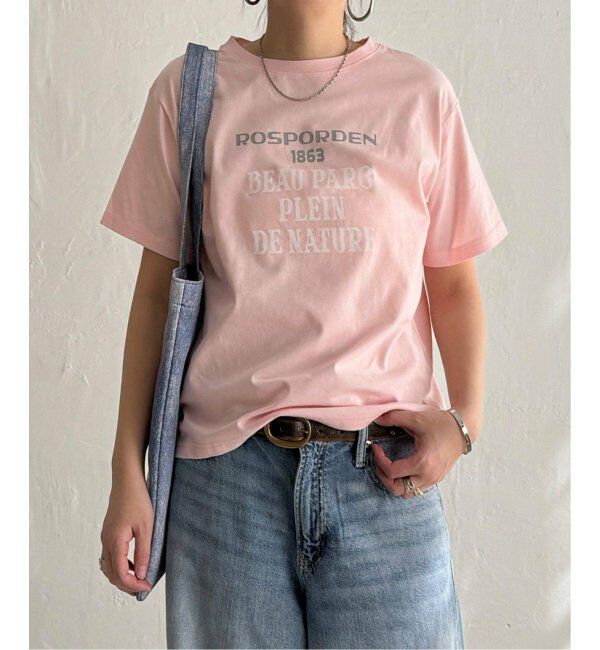 Lbc with Life「プリントロゴＴ」|Tシャツ・カットソー|ライトピンク