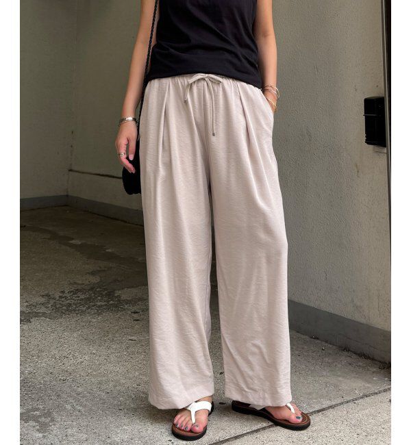 Lbc with Life「ウエストシャーリングワイドパンツ」|その他|