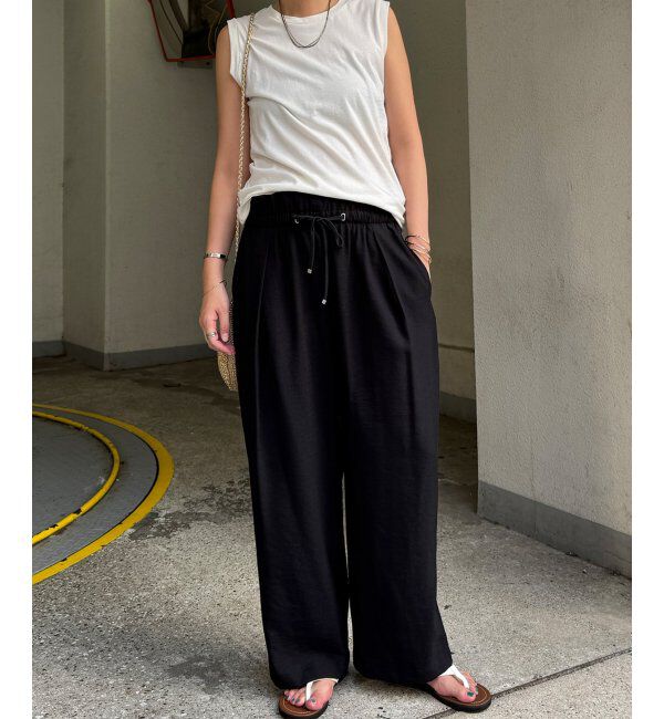 Lbc with Life「ウエストシャーリングワイドパンツ」|その他|