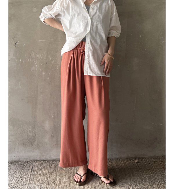 Lbc with Life「ウエストシャーリングワイドパンツ」|その他|