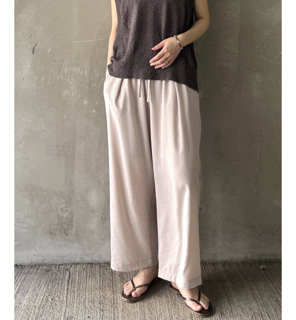 Lbc with Life「ウエストシャーリングワイドパンツ」|その他|