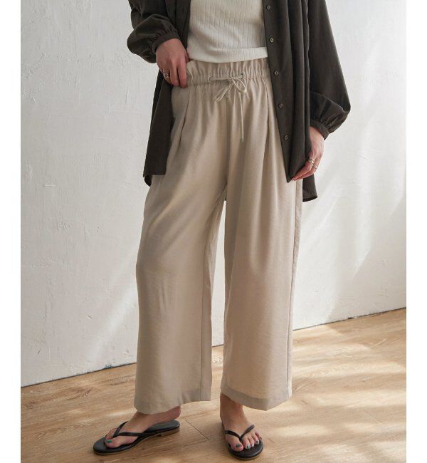 Lbc with Life「ウエストシャーリングワイドパンツ」|その他|