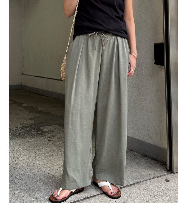 Lbc with Life「ウエストシャーリングワイドパンツ」|その他|