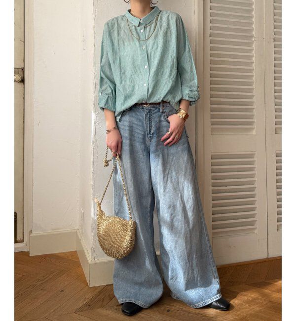 Lbc with Life「コットンゆるシャーリング2WAYシャツ」|シャツ・ブラウス|