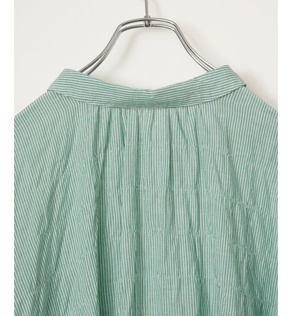 Lbc with Life「コットンゆるシャーリング2WAYシャツ」|シャツ・ブラウス|