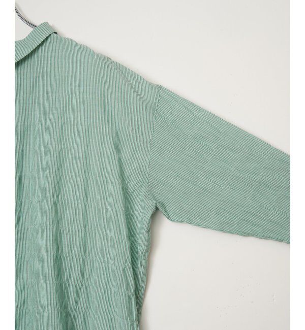 Lbc with Life「コットンゆるシャーリング2WAYシャツ」|シャツ・ブラウス|