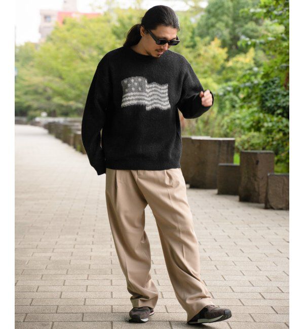 VENCE share style「グラフィックモヘアライクニット」|その他|