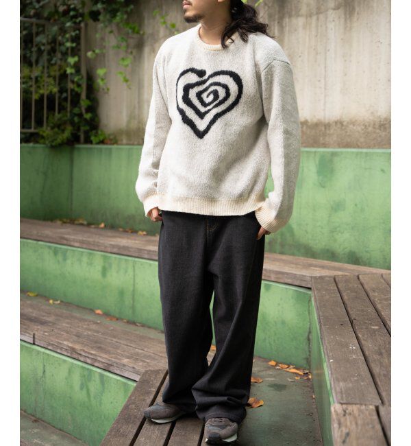 VENCE share style「グラフィックモヘアライクニット」|その他|