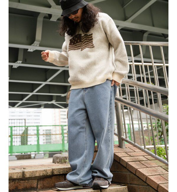 VENCE share style「グラフィックモヘアライクニット」|その他|