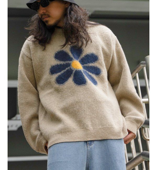 VENCE share style「グラフィックモヘアライクニット」|その他|