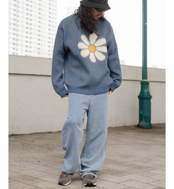 VENCE share style「グラフィックモヘアライクニット」|その他|