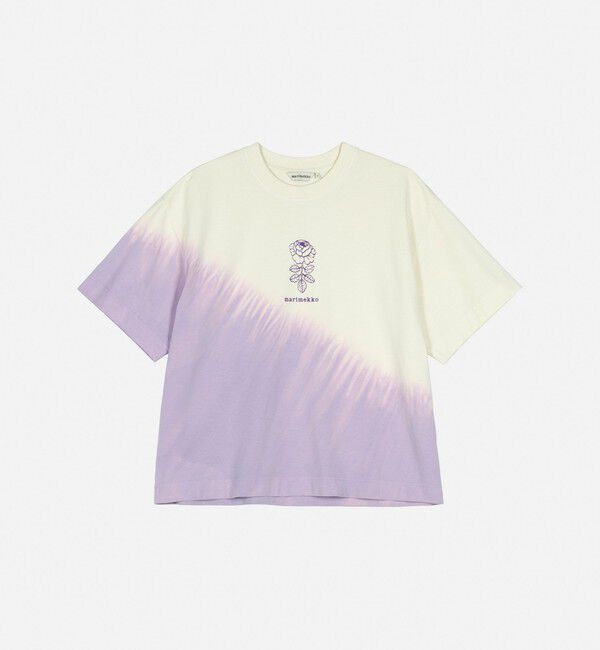 Marimekko「Veisto Vihkiruusu Placement Tシャツ」|シャツ・ブラウス|