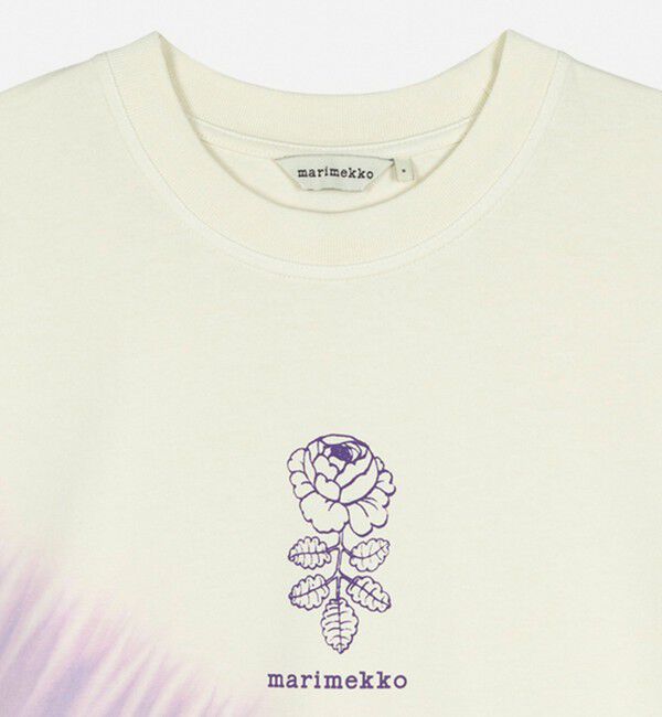Marimekko「Veisto Vihkiruusu Placement Tシャツ」|シャツ・ブラウス|