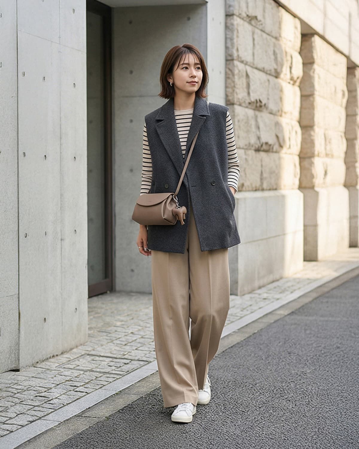 STYLE DELI「【DELI by】エレファントチャーム付きリアルレザーショルダーバッグ」|ショルダー・メッセンジャー|