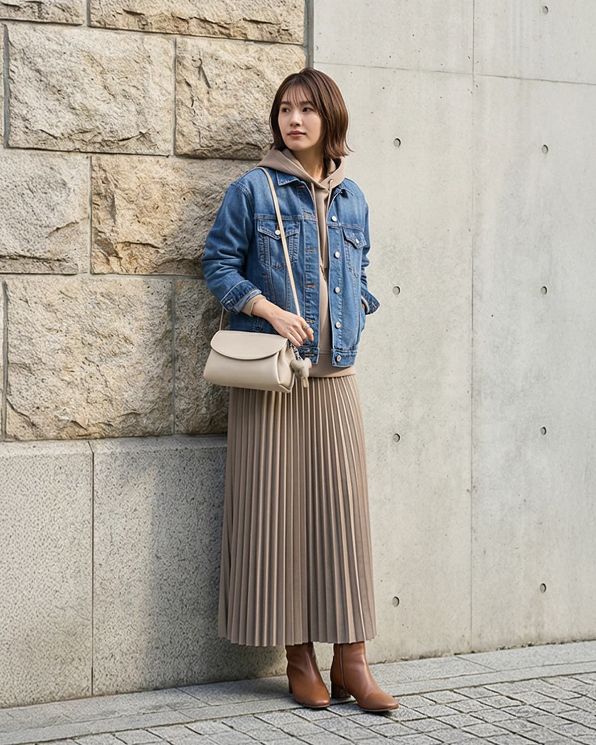 STYLE DELI「【DELI by】エレファントチャーム付きリアルレザーショルダーバッグ」|ショルダー・メッセンジャー|