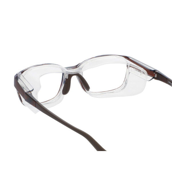  「ウェリントン型 飛沫・花粉対策めがね AIR VISOR ULTRA+ Lサイズ」|メガネ|