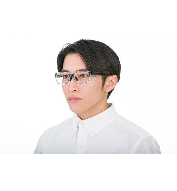  「ウェリントン型 飛沫・花粉対策めがね AIR VISOR ULTRA+ Lサイズ」|メガネ|