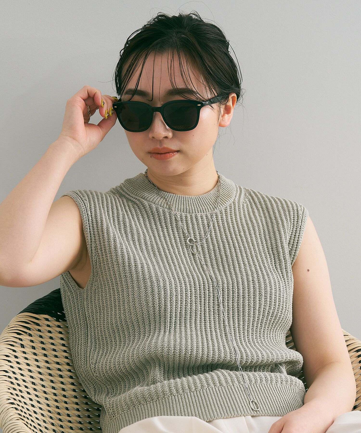  「ウェリントン型 サングラス｜黒縁フレーム｜べっ甲フレーム｜紫外線対策｜Zoff｜SUNGLASSES」|サングラス|