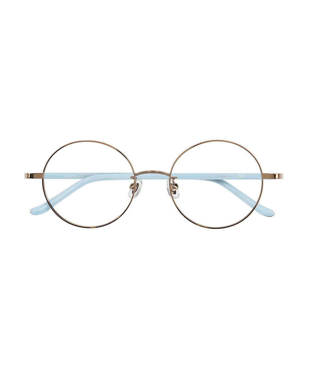  「ラウンド型 メガネ｜ 丸型メガネ ズレ落ち防止 メタルフレーム /CLASSIC レンズ交換券付き」|メガネ|