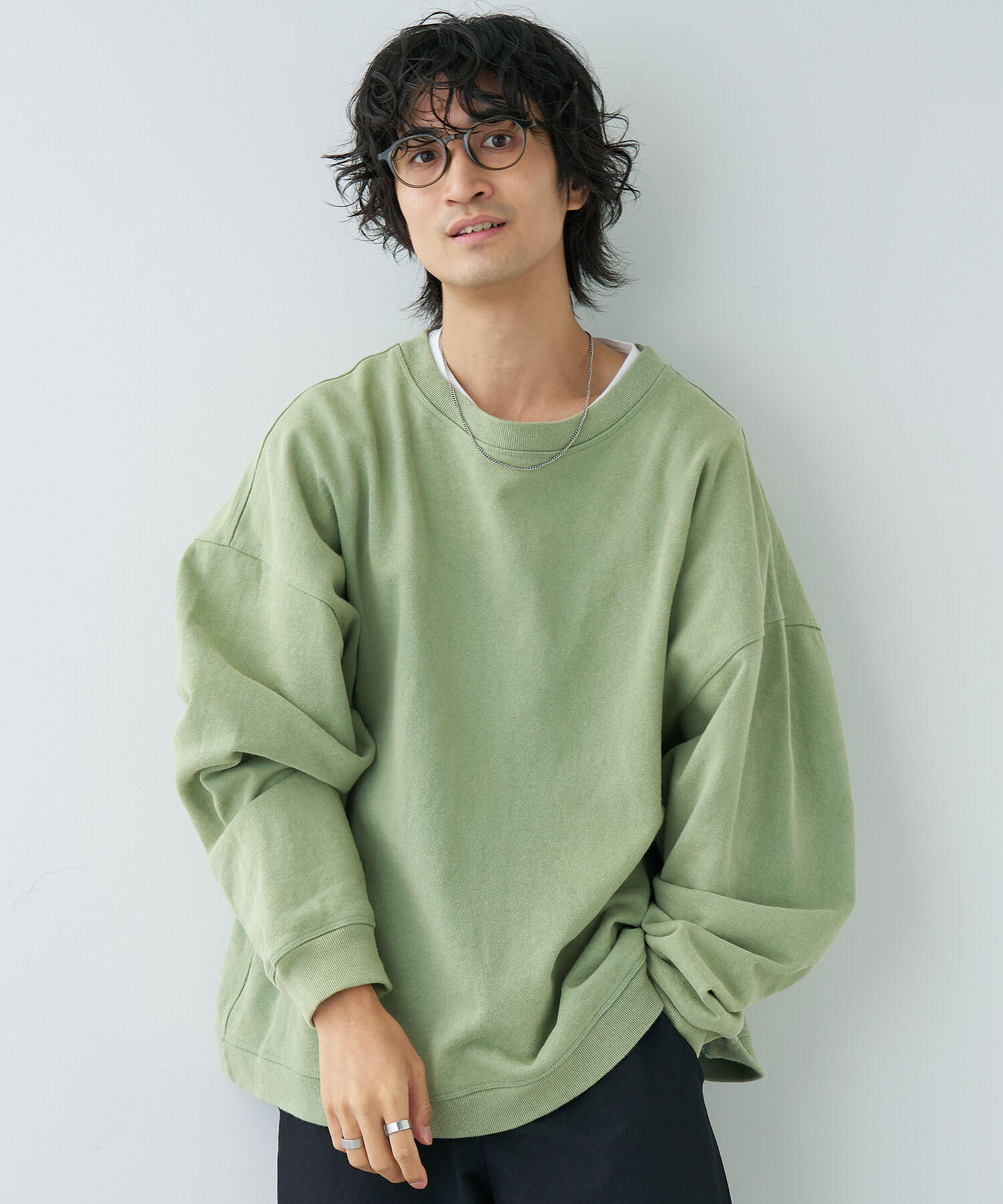  「ボストン型 メガネ｜ クラウンパント 軽量 黒縁 クリア フレーム  レンズ交換券付き GO」|メガネ|