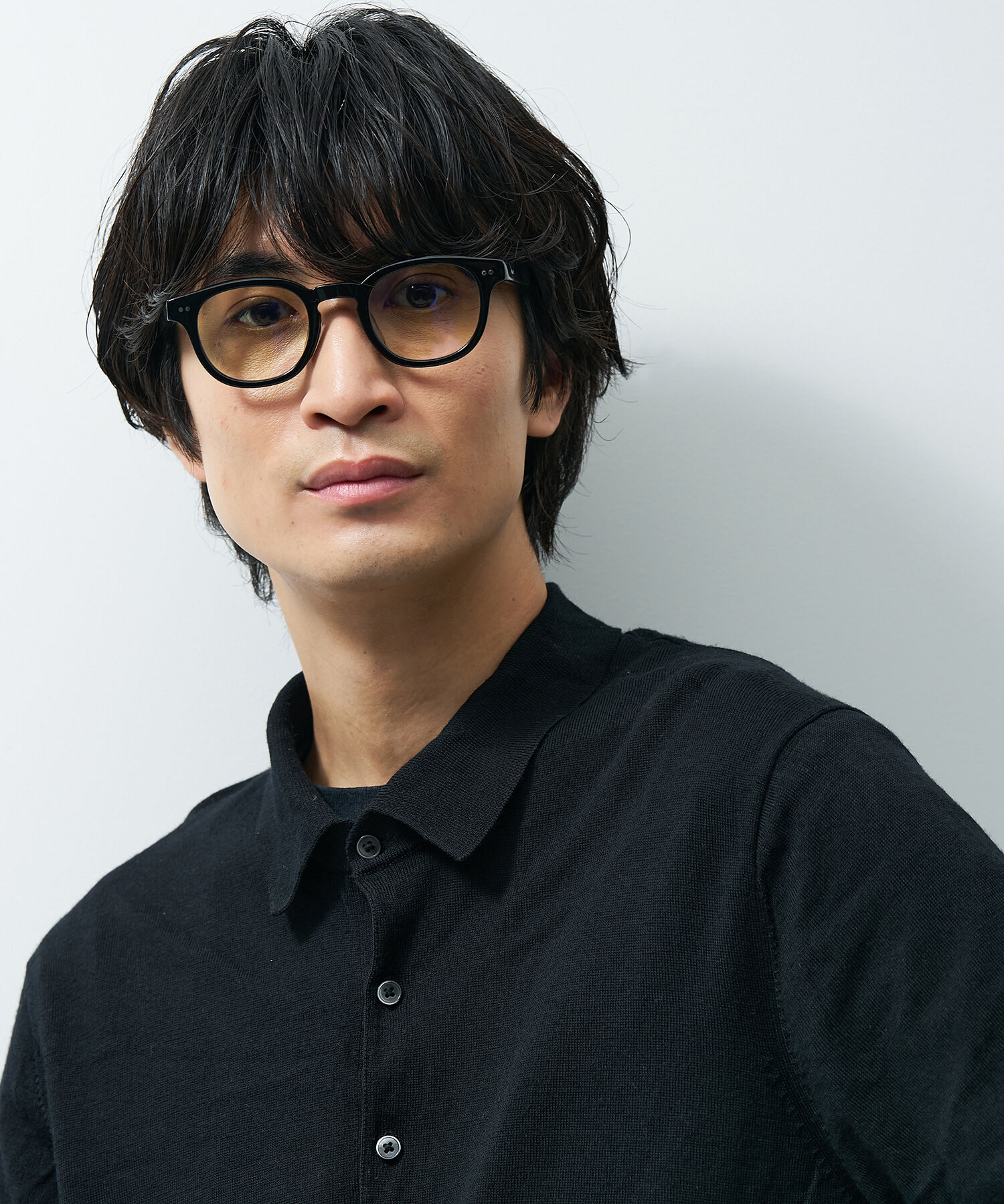  「【WEB限定】ウェリントン型 PCメガネ｜ブルーライトカットメガネ｜50%カット｜太縁 黒縁 べっ甲」|メガネ|