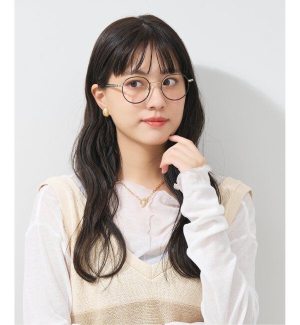  「Zoff|UNITED ARROWS|ボストン型 メガネ｜ユナイテッドアローズ レンズ交換券付」|メガネ|