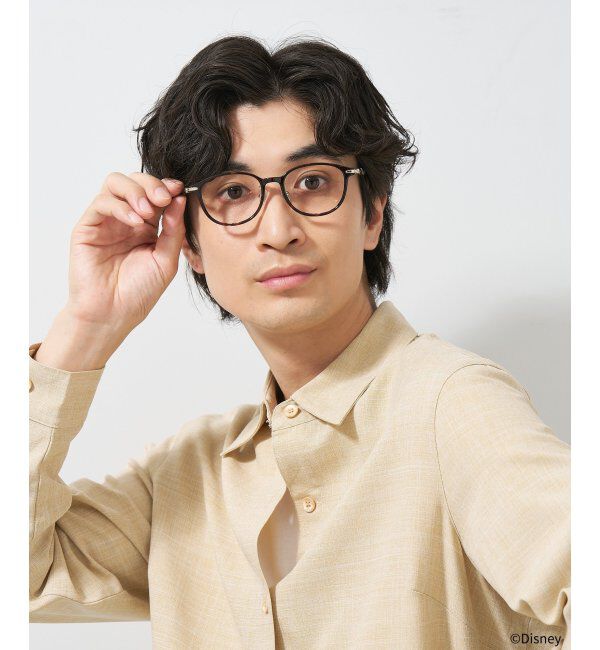  「ウェリントン メガネ Disney PRINCESS ベル  (カジュアルライン)  ディズニープリンセス  レンズ交換券付」|メガネ|