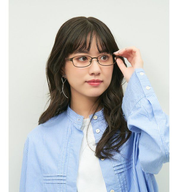  「スクエア型 メガネ メタルがきちんと感を演出してくれるフレーム/TRAD PATTERNS  レンズ交換券付」|メガネ|