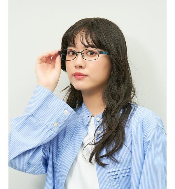  「スクエア型 メガネ メタルがきちんと感を演出してくれるフレーム/TRAD PATTERNS  レンズ交換券付」|メガネ|