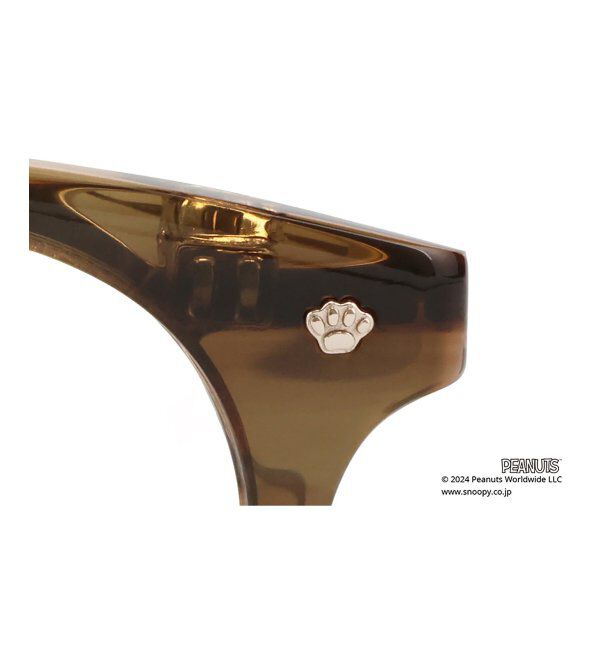  「ボストン型 跳ね上げ式 メガネ | Zoff PEANUTS COLLECTION 4 (リテラリーエース モデル)  レンズ交換券付」|メガネ|