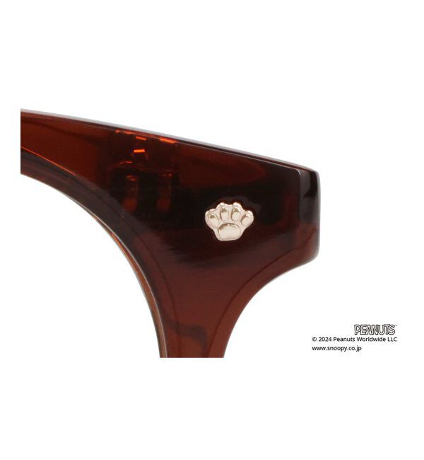  「ボストン型 跳ね上げ式 メガネ | Zoff PEANUTS COLLECTION 4 (リテラリーエース モデル)  レンズ交換券付」|メガネ|