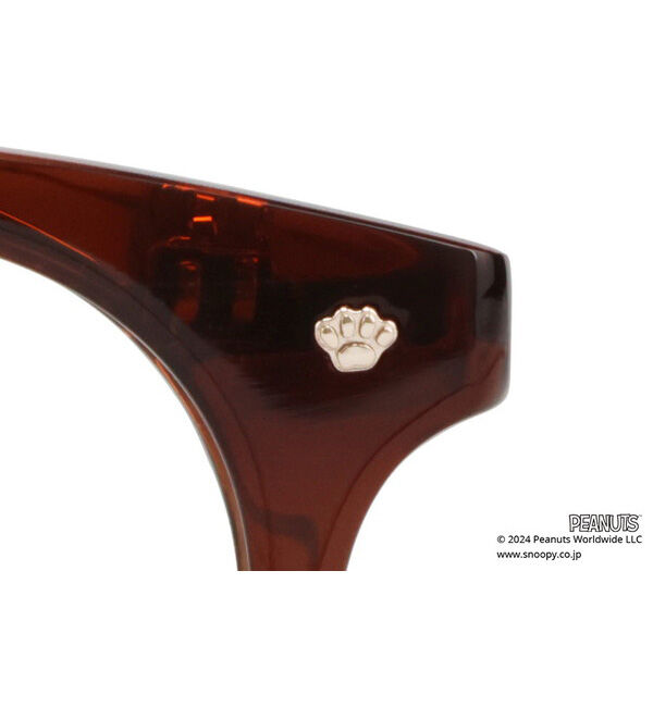  「ボストン型 跳ね上げ式 メガネ | Zoff PEANUTS COLLECTION 4 (リテラリーエース モデル)  レンズ交換券付」|メガネ|