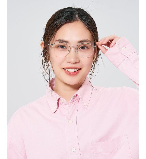  「ボストン型メガネ｜レディース 女性用 可愛い リボン パステル｜Zoff｜SWEET レンズ交換券付」|メガネ|